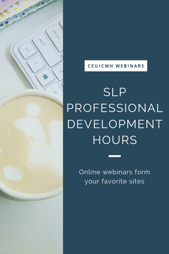 SLP Professional Development Courses